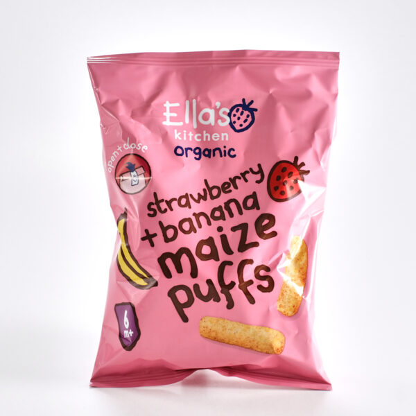 Maasika-banaani maisipulgad 20g Ella's Kitchen